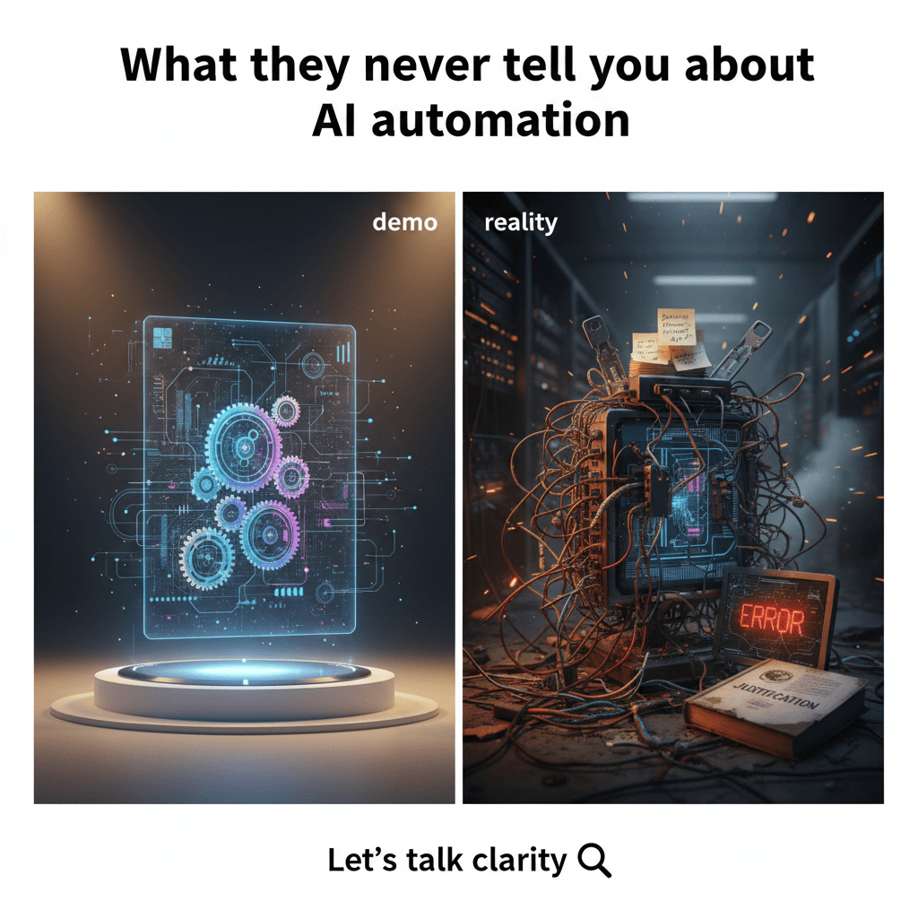 What they never tell you about AI automation